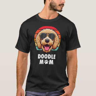 Golden Doodle Mom Vintage Goldendoodle Dog, Doodle T-Shirt