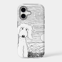 Golden Doodle on the Beach iPhone Case