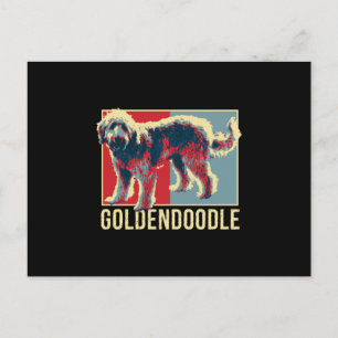 Golden Doodle Postcard