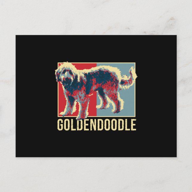Golden Doodle Postcard (Front)