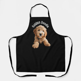 Golden Doodle Puppy Apron