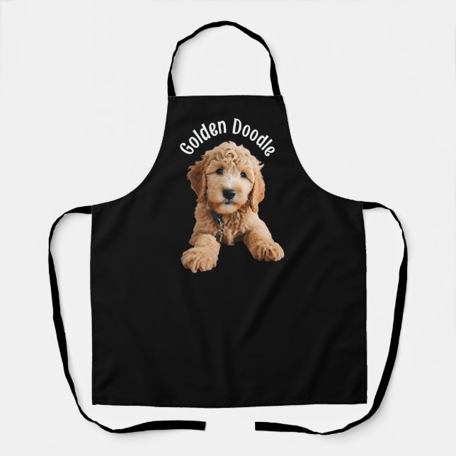 Golden Doodle Puppy Apron (Front)