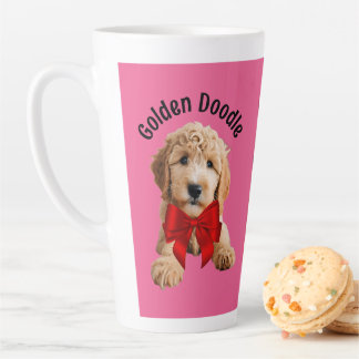 Golden Doodle Puppy Latte Mug