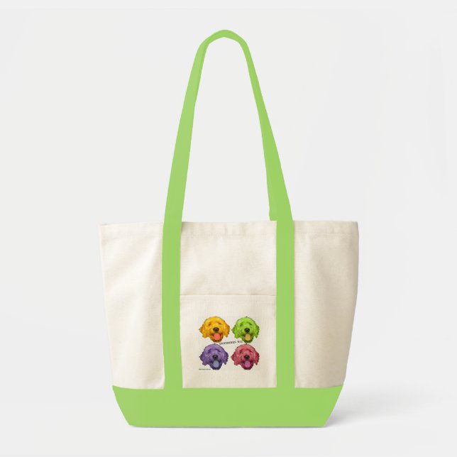 Golden Doodles Rule Tote Bag (Front)
