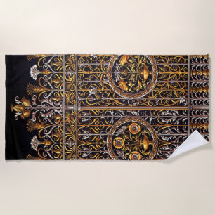 Golden Doorway Beach Towel