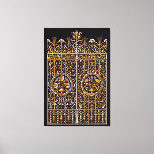 Golden Doorway Stretched Canvas Print