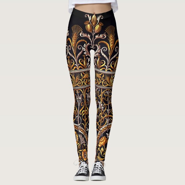 Golden Dorway Leggings (Front)
