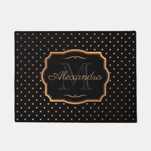 Golden Dots Doormat