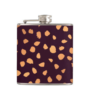 Golden Dots Hip Flask