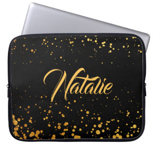 Golden Dots Laptop Sleeve