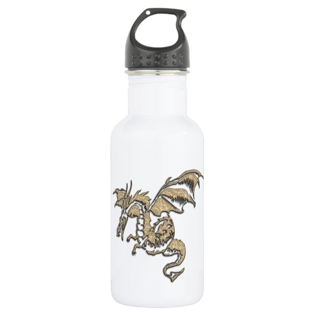 Golden Dragon 532 Ml Water Bottle (Front)