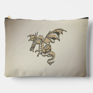 Golden Dragon Accessory Pouch