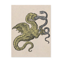 Golden Dragon and Silver Snake