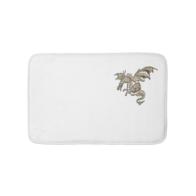 Golden Dragon Bath Mat (Front)