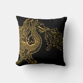 Golden Dragon Cushion