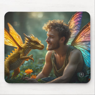 Golden Dragon Gaming Design Mouse Mat