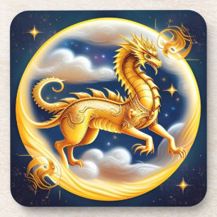 Golden Dragon in Cosmic Sky Coaster