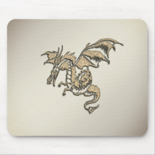Golden Dragon Mouse Mat