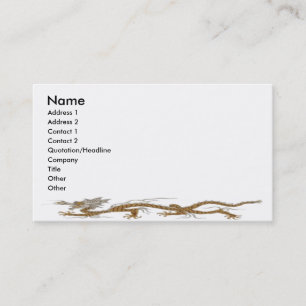 Golden Dragon Of Buddhan Profile Card