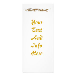 Golden Dragon Of Buddhan Rack Card