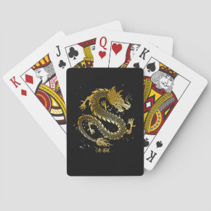 Golden Dragon Playing Cards
