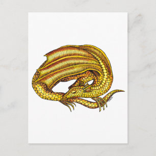 Golden Dragon Postcard