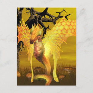 Golden Dragon Postcard