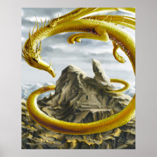 Golden Dragon Poster