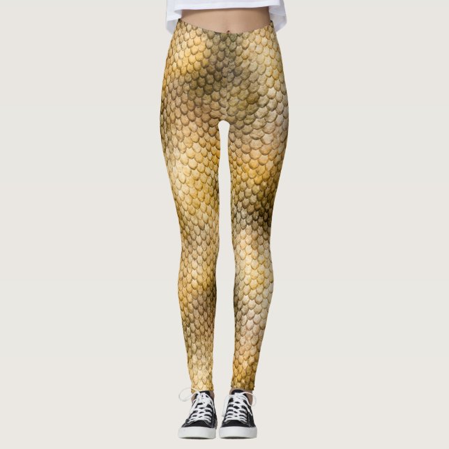 Golden Dragon Skin Leggings (Front)