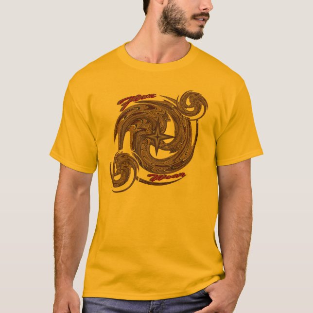 Golden Dragon Star Tee (Front)