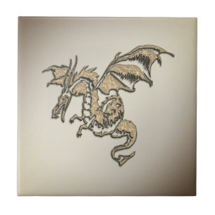 Golden Dragon Tile