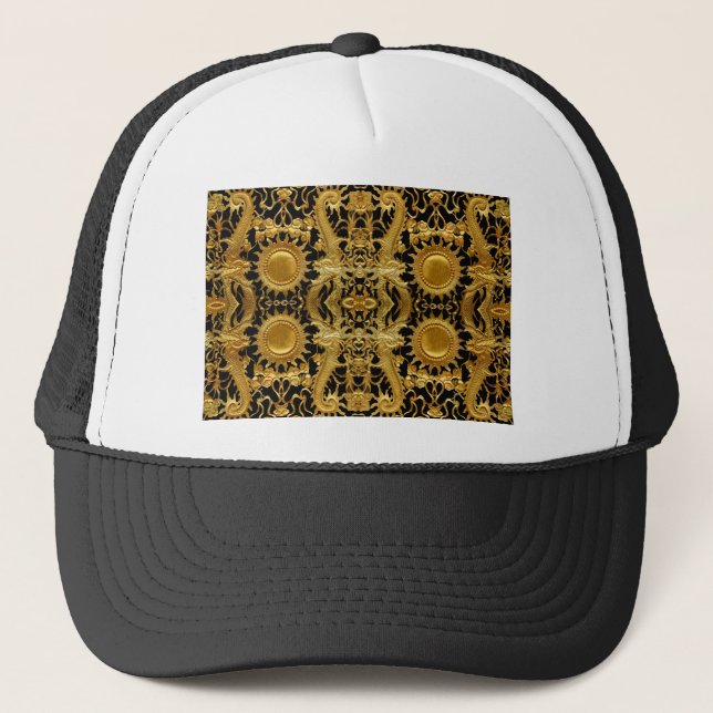 golden dragon trucker hat (Front)