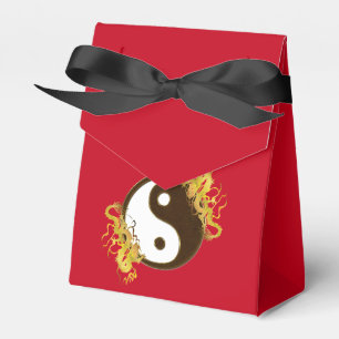 Golden Dragon Yin Yang Favour Box