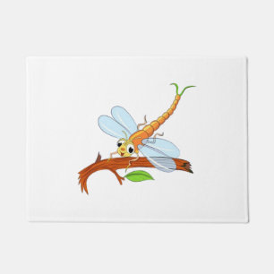 golden dragonfly doormat