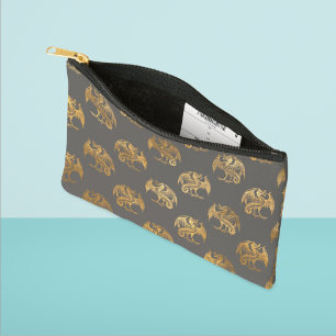 Golden Dragons Accessory Pouch