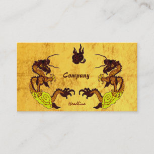 Golden Dragons Business Card