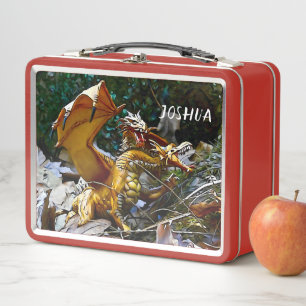 Golden Dragon's Nest Metal Lunch Box