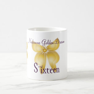 Golden Dream Sweet Sixteen Mug-Cust. Coffee Mug