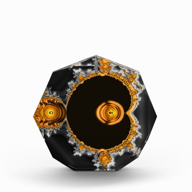 Golden Dream. The Famous Full Mandelbrot Set Photo Block (Front)