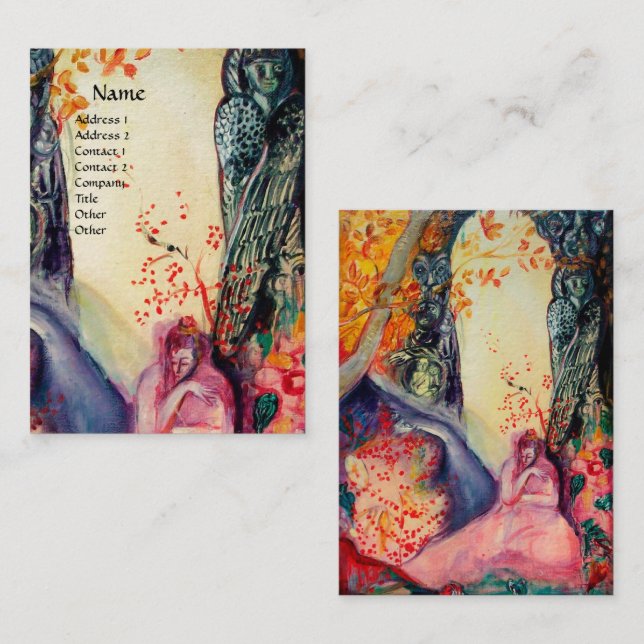 GOLDEN DREAM Yoga Instructor,Meditation Zen Garden Business Card (Front/Back)