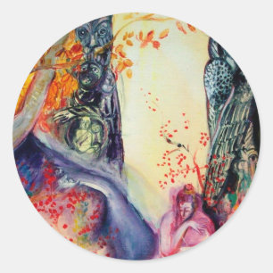 GOLDEN DREAM / Yoga Meditation Zen Garden Classic Round Sticker