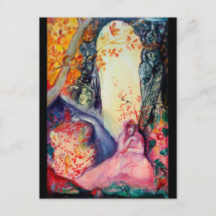 GOLDEN DREAM / Yoga Meditation Zen Garden Postcard