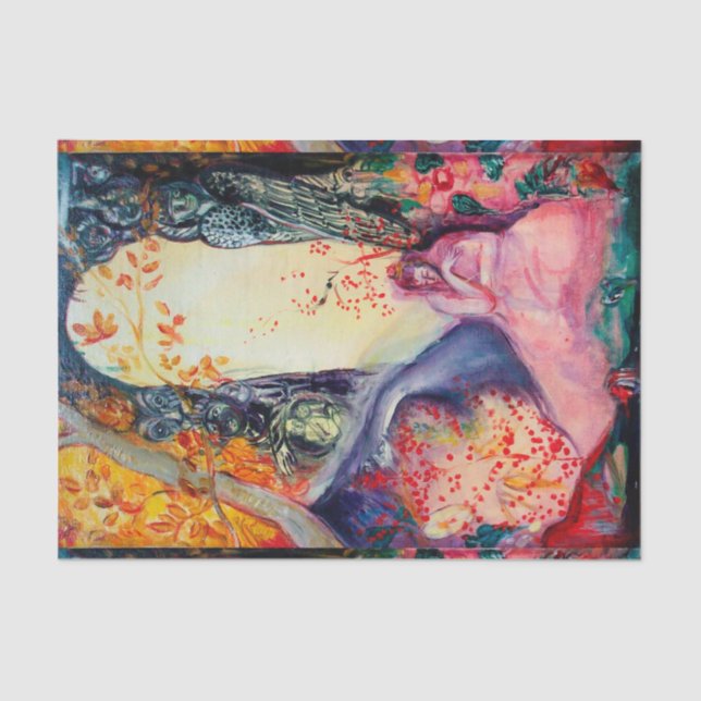 GOLDEN DREAM / Yoga Meditation Zen Garden Tissue Paper (Front)