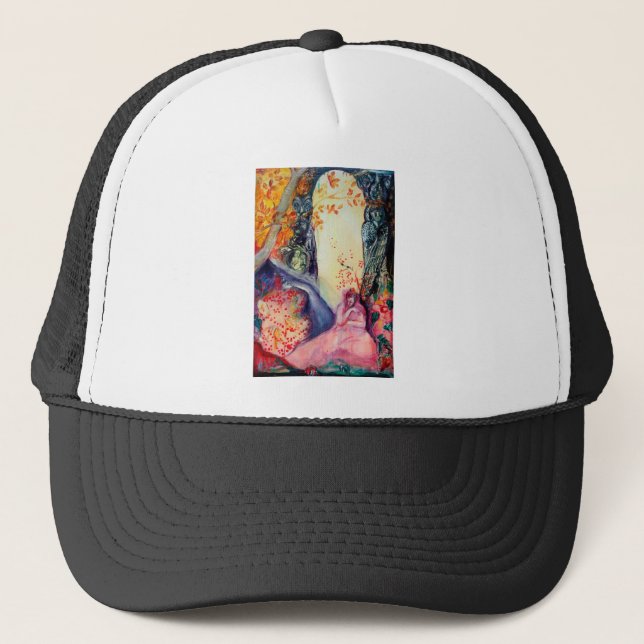 GOLDEN DREAM / Yoga Meditation Zen Garden Trucker Hat (Front)