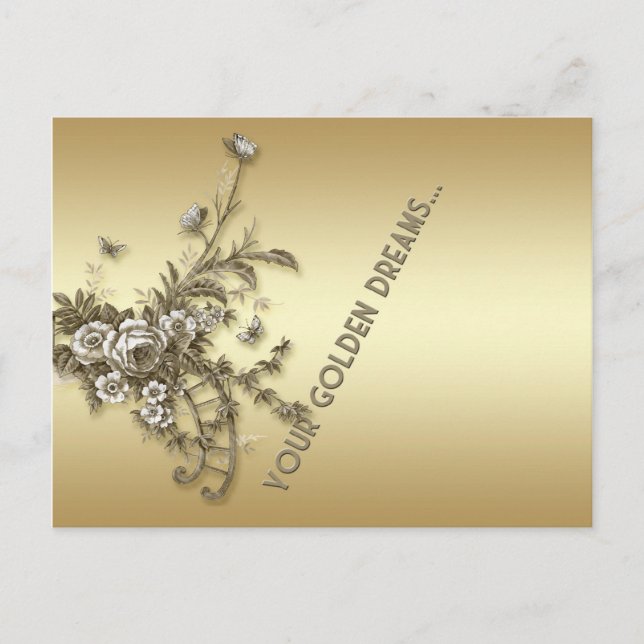Golden Dreams Postcard (Front)