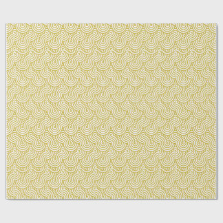 Golden Drift Wrapping Paper