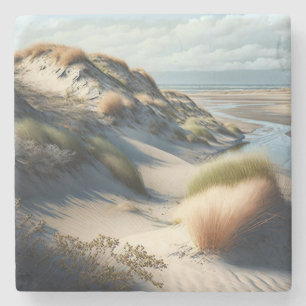 Golden Dunes Stone Coaster