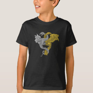 Golden Eagle and Silver Dragon T-Shirt