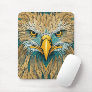 Golden Eagle Artwork Mouse Mat