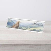 Golden Eagle Bird Wildlife Landscape Personalised